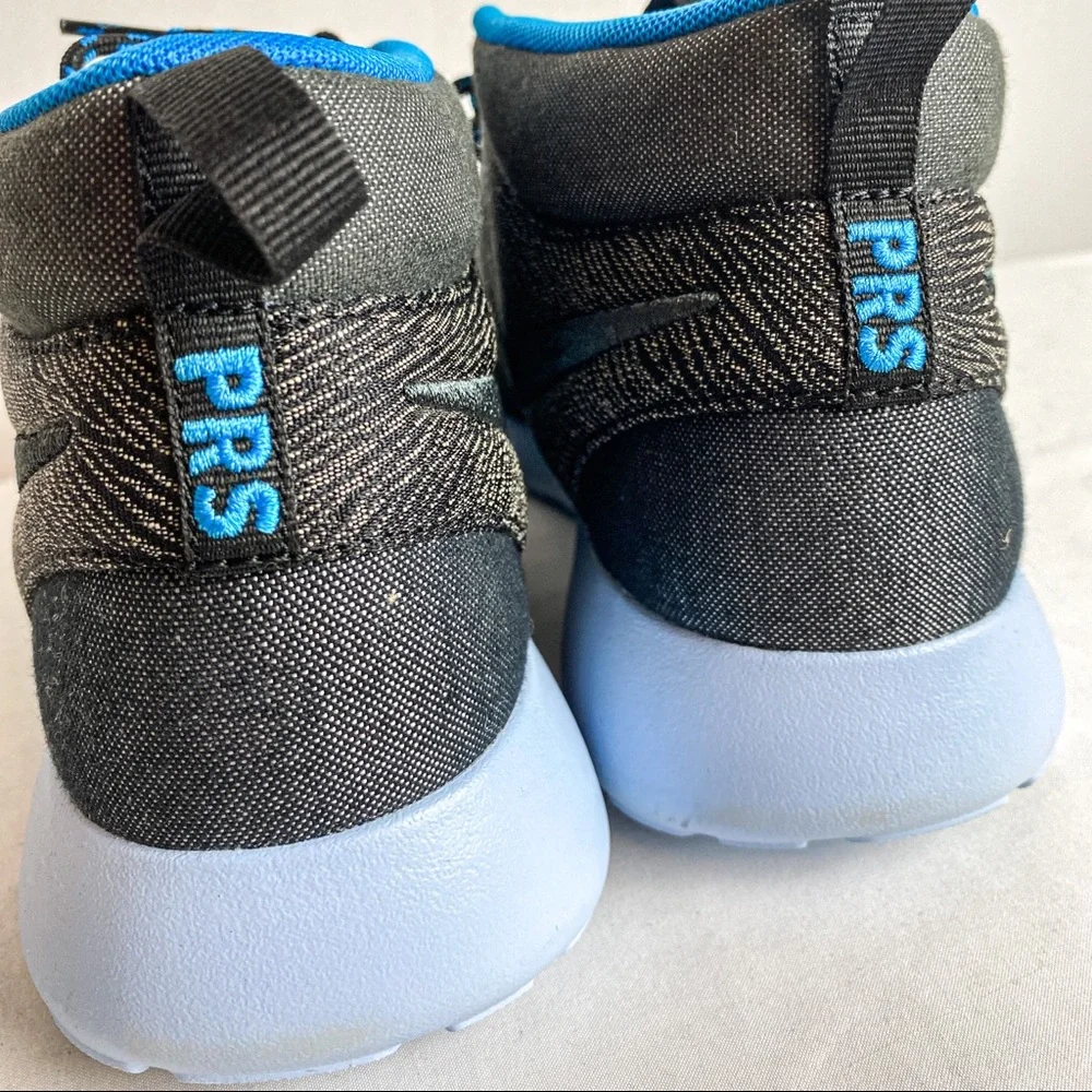 NIKE Roshe Run Mid City Pack Paris Sneakerboot Anthracite - Picture 8 of 11